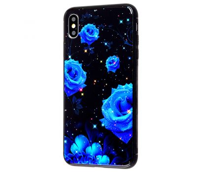 Чохол для iPhone Xs Max glass троянда