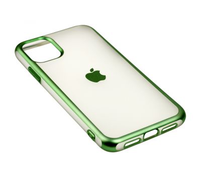 Чохол для iPhone 11 Metall Effect зелений 2672671