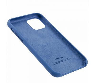 Чохол Silicone для iPhone 11 Pro Max Premium case linen blue 2673814