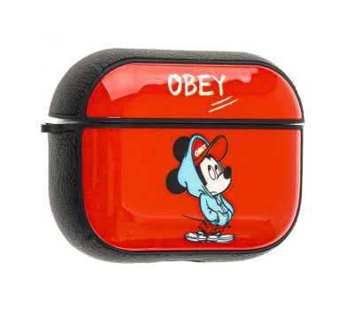 Чохол для AirPods Pro Young Style Mickey Mouse червоний 2674944