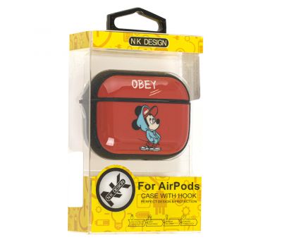 Чохол для AirPods Pro Young Style Mickey Mouse червоний 2674945