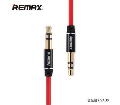 Кабель Remax AUX RM-L100 3.5 miniJack male to male 1.0м червоний