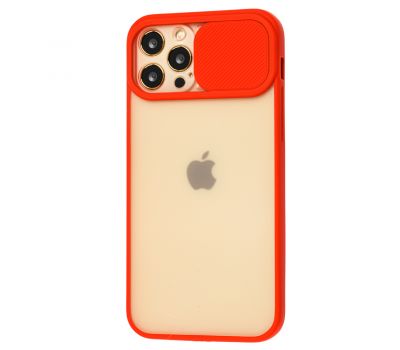 Чохол для iPhone 12 Pro LikGus Camshield camera protect червоний
