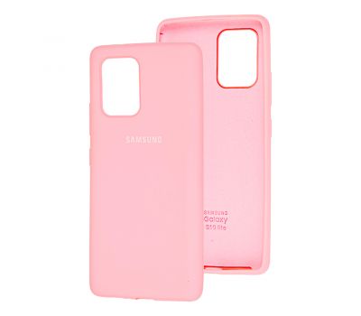 Чохол для Samsung Galaxy S10 Lite (G770) Silicone Full світло-рожевий