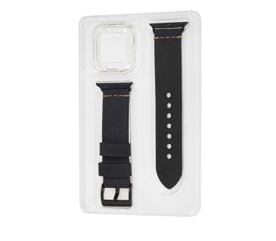 Ремінець Apple Watch Leather 40 mm з TPU 0,8 mm чорний 2683069