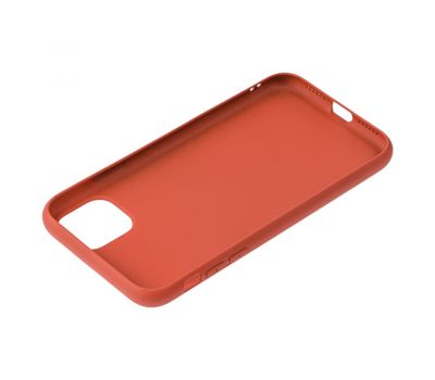 Чохол для iPhone 11 Fiber Logo червоний 2685238