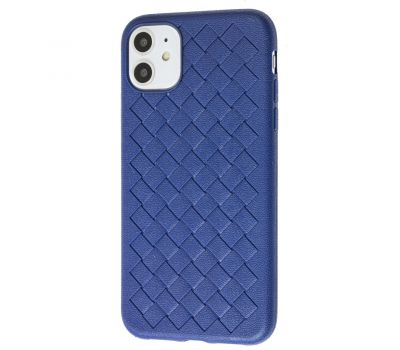 Чохол для iPhone 11 Weaving case синій