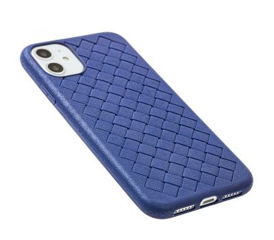 Чохол для iPhone 11 Weaving case синій 2687212