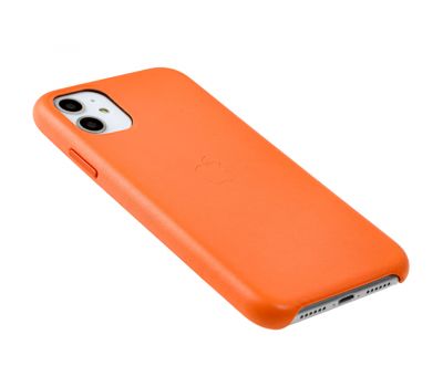 Чохол для iPhone 11 Leather classic "orange" 2687141