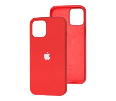 Чохол для iPhone 12 mini Silicone Full червоний / dark red