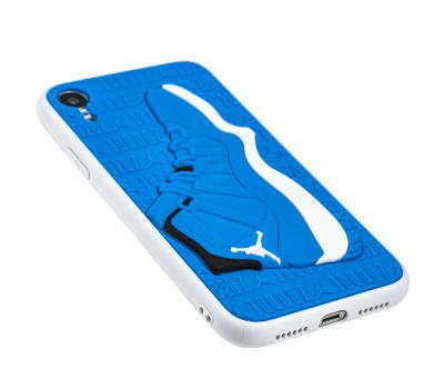 Чохол для iPhone Xr Sneakers Brand jordan синій/білий 2690122