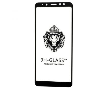 Захисне скло Samsung Galaxy A8+ 2018 (A730) Full Glue Lion чорне