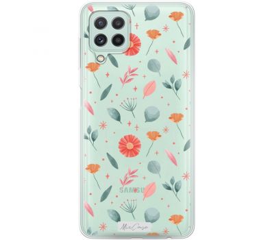 Чохол для Samsung Galaxy A22 (A225) / M32 (M325) MixCase квіти різні