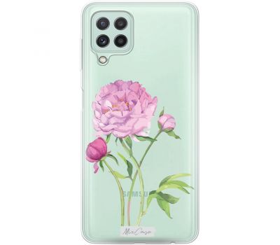 Чохол для Samsung Galaxy A22 (A225) / M32 (M325) MixCase квіти рожева квітка