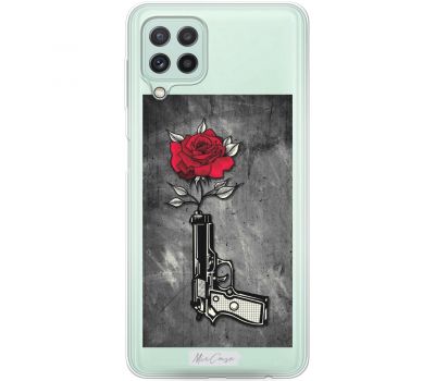 Чохол для Samsung Galaxy A22 (A225) / M32 (M325) Mixcase військові троянда в дулі піс