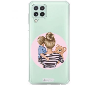 Чохол для Samsung Galaxy A22 (A225) / M32 (M325) MixCase дівчина з дитиною та іграшко