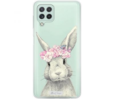 Чохол для Samsung Galaxy A22 (A225) / M32 (M325) MixCase тварини кролик з квітами
