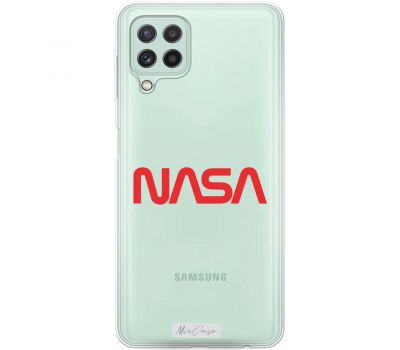 Чохол для Samsung Galaxy A22 (A225) / M32 (M325) Mixcase космос лого червоний
