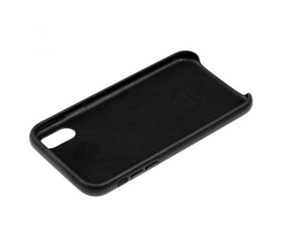 Чохол для iPhone Xr Leather Case (Leather) чорний 2693511