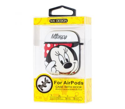 Чохол для AirPods Young Style Mickey білий 2693605