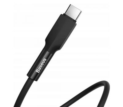 Кабель USB Baseus Silica Gel Type-С 3A 1m черный 2694339