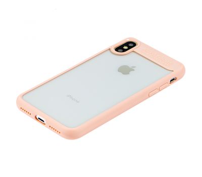 Чохол протиударний для iPhone X / Xs Usams Mant рожевий 2695567