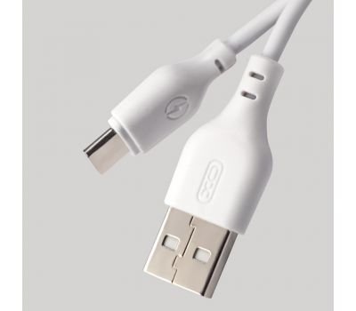 Кабель USB XO NB36 Type-C 2.1A 1m белый 2696546