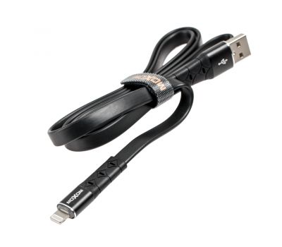 Кабель USB Moxom MX-CB08 lightning 2.4A 1m чорний 2696450