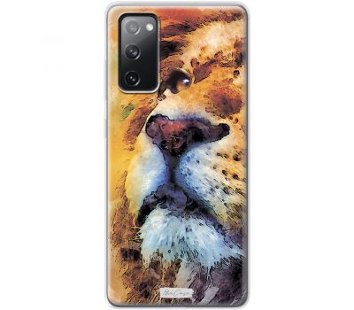 Чохол для Samsung Galaxy S20 FE (G780) MixCase тварини лев у фарбах