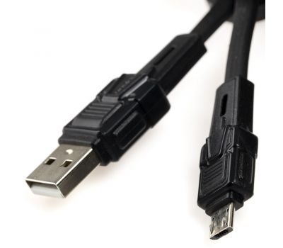 Кабель USB Moxom MX-CB29 microUSB 2.4A 1m чорний 2697219