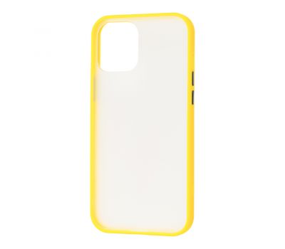 Чохол для iPhone 12/12 Pro LikGus Maxshield жовтий