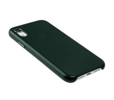 Чохол для iPhone Xr Leather Case (Leather) зелений ліс 2698584