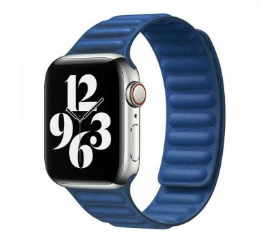 Ремінець для Apple Watch 42/44mm Leather Link baltic blue