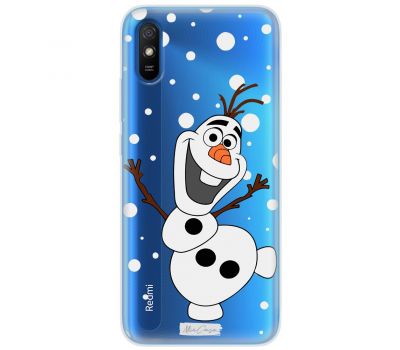 Чохол для Xiaomi Redmi 9A MixCase новий рік сніговик