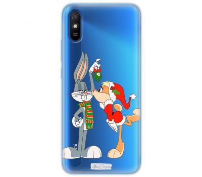 Чохол для Xiaomi Redmi 9A MixCase новий рік зайці