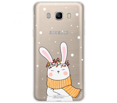 Чохол для Samsung Galaxy J5 2016 (J510) MixCase новий рік зайчик та сніг