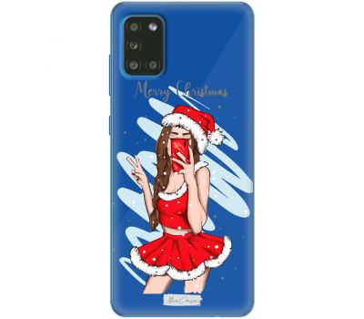 Чохол для Samsung Galaxy A31 (A315) MixCase новий рік снігурочка