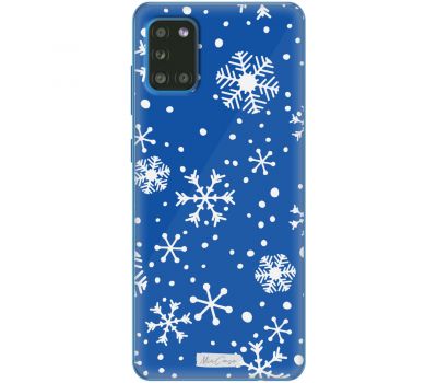 Чохол для Samsung Galaxy A31 (A315) MixCase новий рік сніжинки