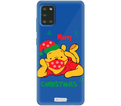 Чохол для Samsung Galaxy A31 (A315) MixCase новий рік ведмедик новорічний