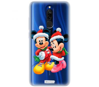 Чохол для Xiaomi Redmi 8 MixCase новий рік міккі та маус