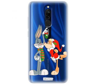 Чохол для Xiaomi Redmi 8 MixCase новий рік зайці