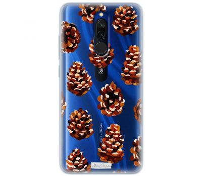 Чохол для Xiaomi Redmi 8 MixCase новий рік шишки