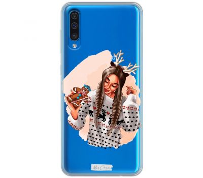 Чохол для Samsung Galaxy A50/A50S/A30S MixCase новий рік дівчина в новорічну ніч