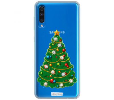 Чохол для Samsung Galaxy A50/A50S/A30S MixCase новий рік ялинка зі стразами