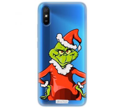 Чохол для Xiaomi Redmi 9A MixCase новий рік хитрий ельф