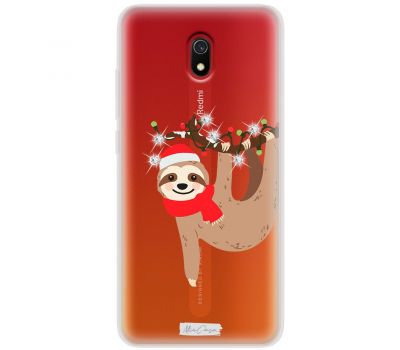 Чохол для Xiaomi Redmi 8a MixCase зі стразами гірлянда лінивець