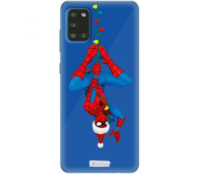 Чохол для Samsung Galaxy A31 (A315) MixCase новий рік людина павук