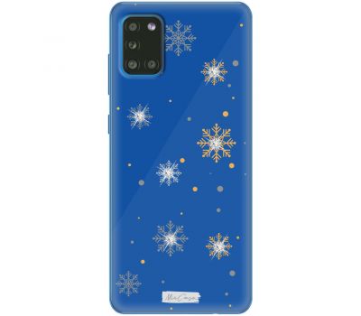 Чохол для Samsung Galaxy A31 (A315) MixCase зі стразами сніжинки