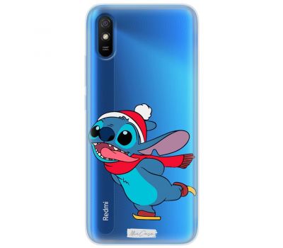 Чохол для Xiaomi Redmi 9A MixCase новий рік стиг на ковзанах