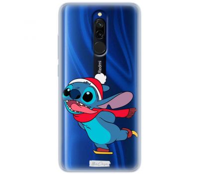 Чохол для Xiaomi Redmi 8 MixCase новий рік стиг на ковзанах